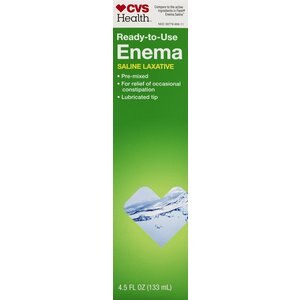  CVS Health Disposable Enema Latex Free, 4.5 OZ 