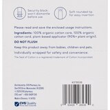 CVS Live Better Organic Cotton Tampons with Compact Plant-Based Plastic Applicator, Super, 16 CT, thumbnail image 3 of 5