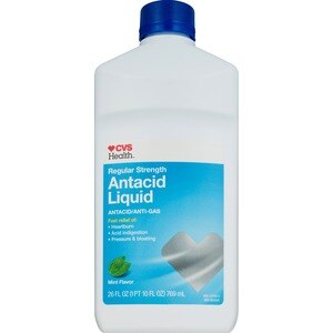 CVS Health Antacid Liquid Regular Strength, Cooling Mint, 26 Oz