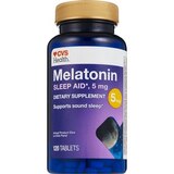 CVS Health Melatonin 5 MG Tablets, 120 CT, thumbnail image 1 of 4