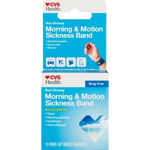 CVS Health Morning & Motion Sickness Bands, 2CT