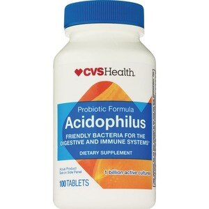 CVS Health Probiotic Acidophilus Tablets, 100CT