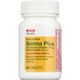 CVS Health Senna Plus Dual Action Laxative/Stool Softener Tablets, thumbnail image 4 of 4