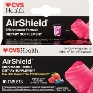 CVS Health Airshield - Tabletas efervescentes para reforzar el sistema inmunológico