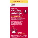 CVS Health Sugar Free Nicotine 4mg Lozenge, Cherry, 189 CT, thumbnail image 3 of 5