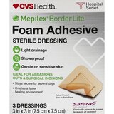 CVS Health Mepilex Border Lite Foam Adhesive Sterile Dressings, thumbnail image 1 of 2