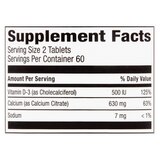 CVS Health Calcium Citrate + D3 Tablets, 120 CT, thumbnail image 5 of 8