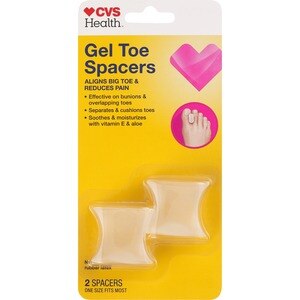  CVS Health Mineral Oil Gel Toe Spacers 