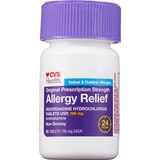 CVS Health 24HR Non Drowsy Allergy Relief Fexofenadine HCl Tablets, thumbnail image 4 of 5