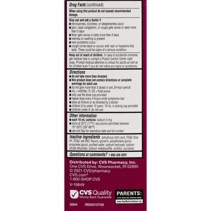 Equate Children S Multi Symptom Cold And Fever Liquid Dosage Chart