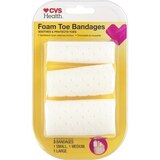 CVS Health Foam Toe Bandages, 3 CT, thumbnail image 1 of 2