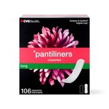 CVS Health Long Panty Liners, Unscented, 106 CT, thumbnail image 1 of 6