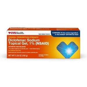 CVS Health Arthritis Pain Relief Diclofenac Sodium Topical Gel 1%, 5.29 Oz - 5.3 Oz