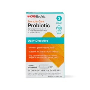 CVS Health Adult Probiotic Vegetable Capsules, 30CT