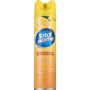 Total Home - Pulidor para muebles, Lemon, 9.7 oz