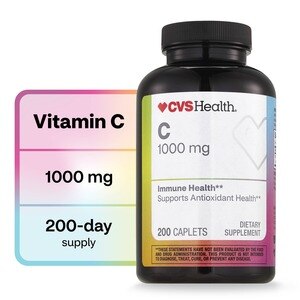 CVS Health - Vitamina C en cápsulas, 1000 mg