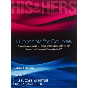 CVS Health His & Hers Lubricants For Couples, 1.8 OZ, 2 Pack