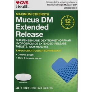CVS Health Maximum Strength Mucus DM Extended Release Tablets