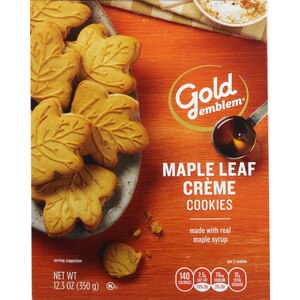 Gold Emblem Maple Leaf Creme Cookies, 12.3 Oz , CVS