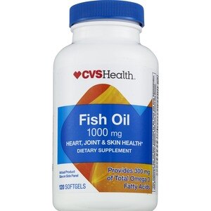 CVS Health Fish Oil Softgels 1000mg, 120CT