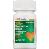 CVS Health Extra Strength Headache Relief Acetaminophen, Aspirin (NSAID) & Caffeine Caplets, thumbnail image 4 of 4
