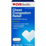 CVS Health Chest Congestion Relief Tablets, 60 CT, thumbnail image 1 of 6
