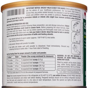 soy infant formula