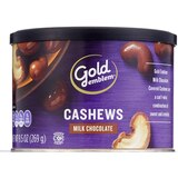Gold Emblem Milk Chocolate Covered Cashews, 9.5 oz, thumbnail image 1 of 5