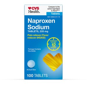 CVS Health Naproxen Sodium 220 MG Tablets, 100 Ct - 90 Ct