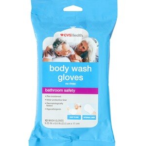 CVS Health Body Wash Gloves, 12 Ct