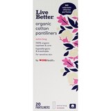 CVS Live Better Organic Cotton Extra Long Pantiliners, 20 CT, thumbnail image 1 of 5