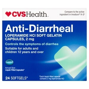 CVS Health - Cápsulas blandas para la diarrea, 24 u.