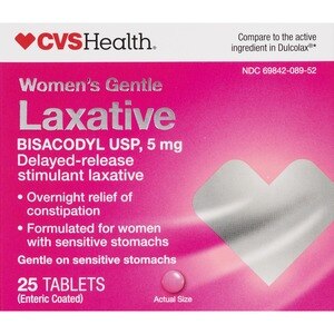  CVS Health Women's Gentle Laxative Enteric Coated Tablets 