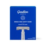 Goodline Grooming Co. Men's Double Edge Safety Razor Handle with 5 blades, thumbnail image 1 of 9