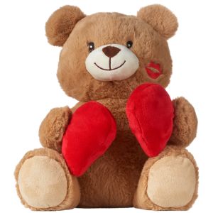 Red & Pink Animated Magnet Heart Bear , CVS