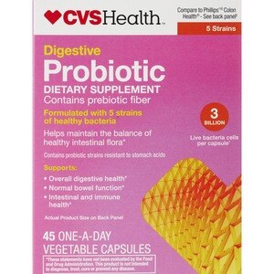 CVS Health Digestive Probiotic Capsules, 45 Ct