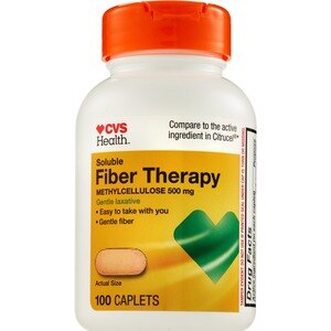 CVS Health Soluble Fiber Therapy Caplets, 100 CT