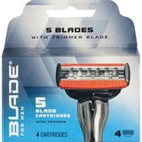 Blade Men's 5-Blade Razor Blade Refills with Trimmer Blade, thumbnail image 1 of 3