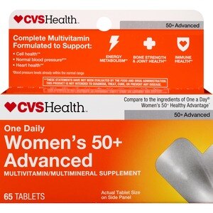 CVS Health Daily Multiple en tabletas para mujeres de más de 50