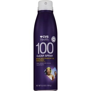 CVS Health Clear Broad Spectrum Sunscreen Spray 6 OZ