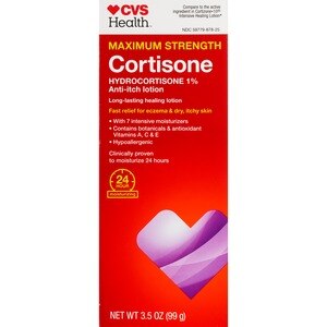 CVS Health Maximum Strength Cortisone Anti-Itch Lotion, 3.5 OZ