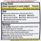 CVS Health Extra Strength Acetaminophen 500 MG Liquid Gels, 40 CT, thumbnail image 5 of 6