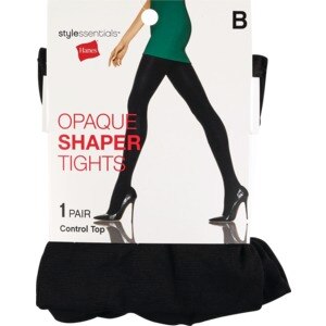 Customer Reviews: Style Essentials by Hanes Opaque Shaper Tights, Black,  M/L - CVS Pharmacy