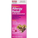 CVS Health Children's Allergy Relief Liquid Diphenhydramine HCl Oral Antihistamine, thumbnail image 1 of 9