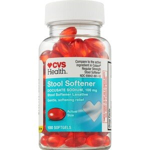 CVS Health Stool Softener Softgels, 100 Ct