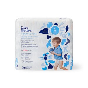 Live Better by CVS Health, Diapers, Size 6, 35+ lbs