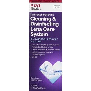 CVS Health Cleaning & Disinfecting Lens Care System, 12 OZ