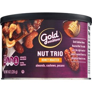 Gold Emblem Honey Roasted Nut Trio, 8 OZ