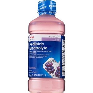 CVS Health Pediatric Electrolyte Solution, Grape, 1 L