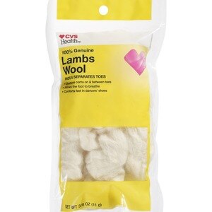 Premier Lambs Wool Padding 100% Genuine Helps Relieve Foot Pain 3/8 Oz Pack  of 3